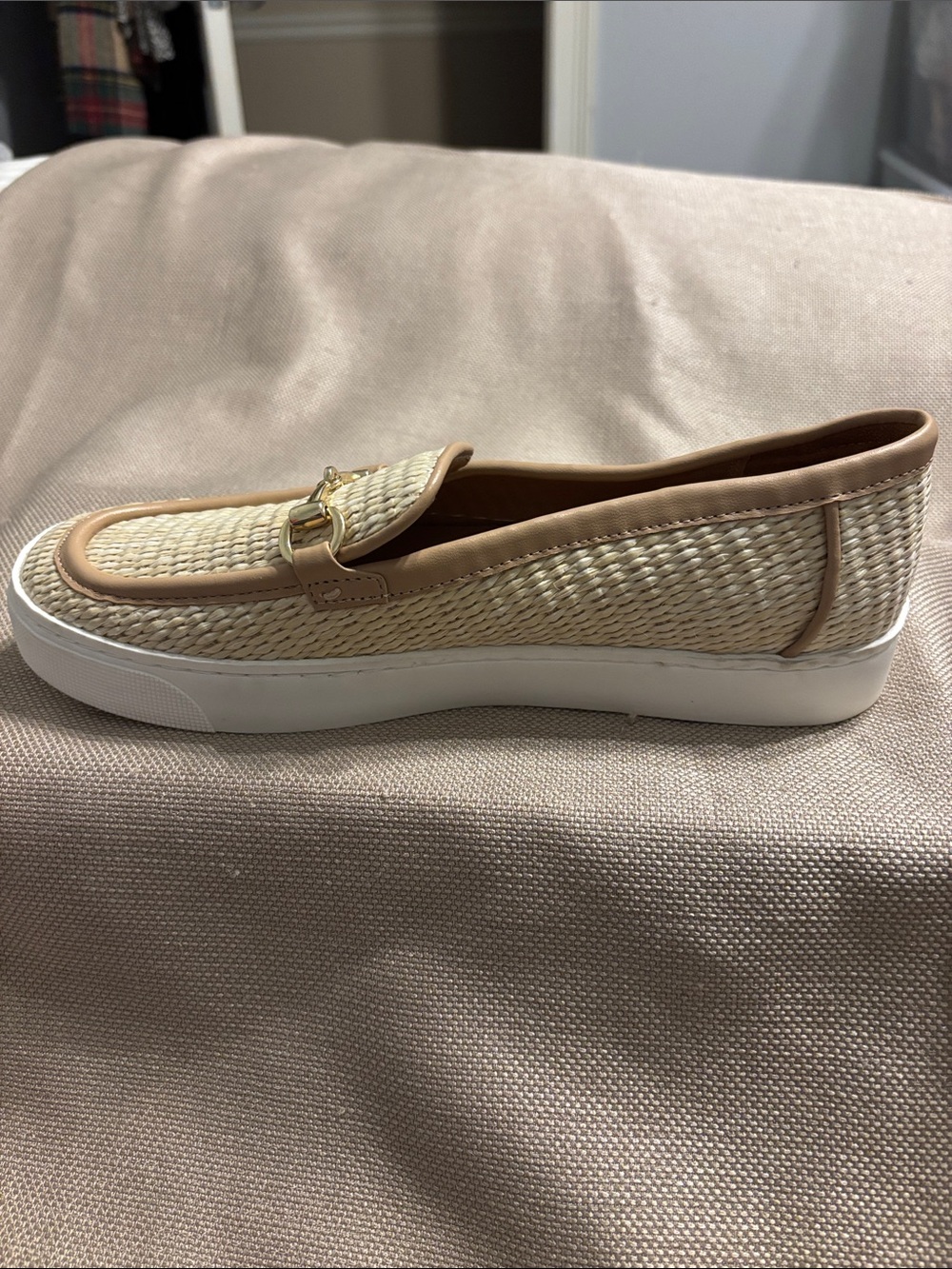 Nordstrom Rack Raffia Slip-On Loafers - Picture 4 of 8